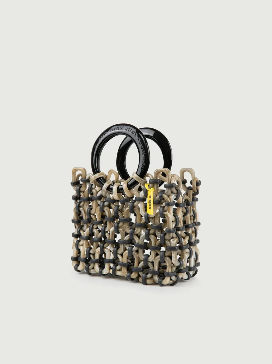 BORSA CON MANICI DOLL IN RESINA MULTICOLOR LIQUIRIZIA - immagine 3