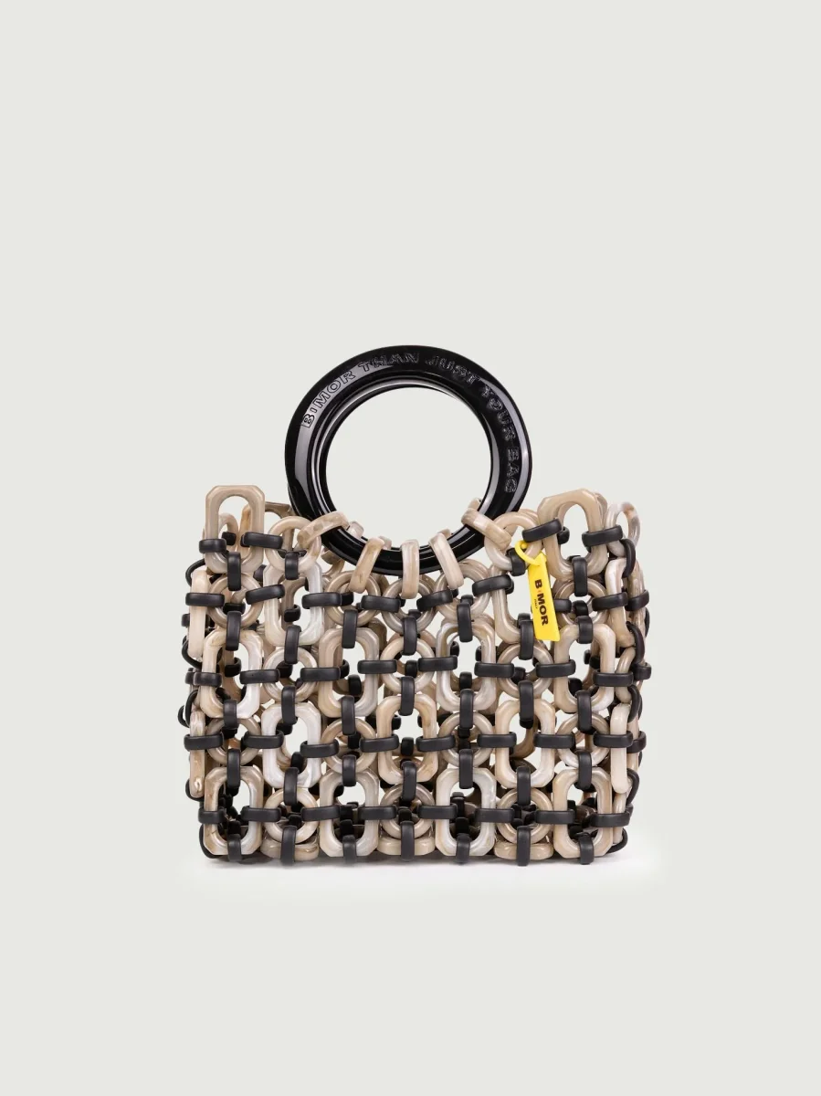 BORSA CON MANICI DOLL IN RESINA MULTICOLOR LIQUIRIZIA