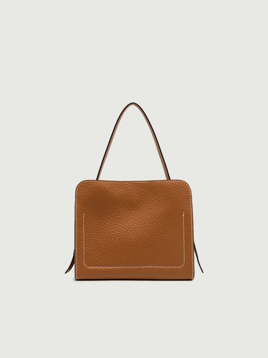 BORSA DA SPALLA ASIA CARAMELLO & SABBIA - immagine 4