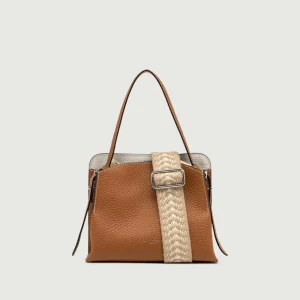 BORSA DA SPALLA ASIA CARAMELLO & SABBIA