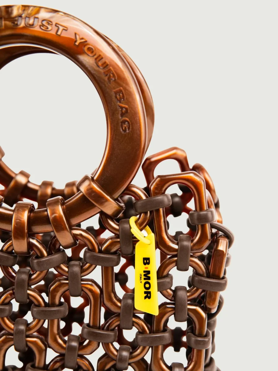 BORSA DOLL IN RESINA BRONZO METALLIZZATO - immagine 5