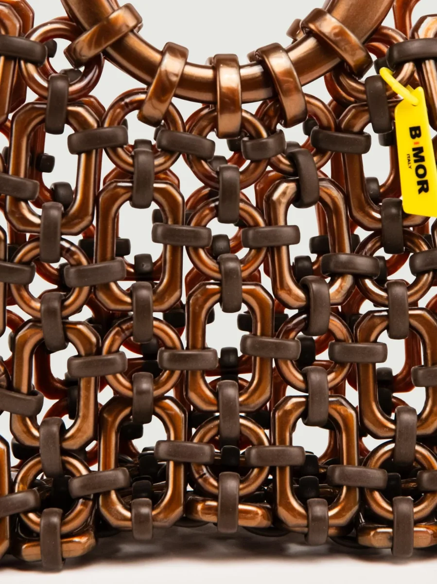 BORSA DOLL IN RESINA BRONZO METALLIZZATO - immagine 6