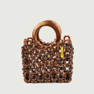 BORSA DOLL IN RESINA BRONZO METALLIZZATO