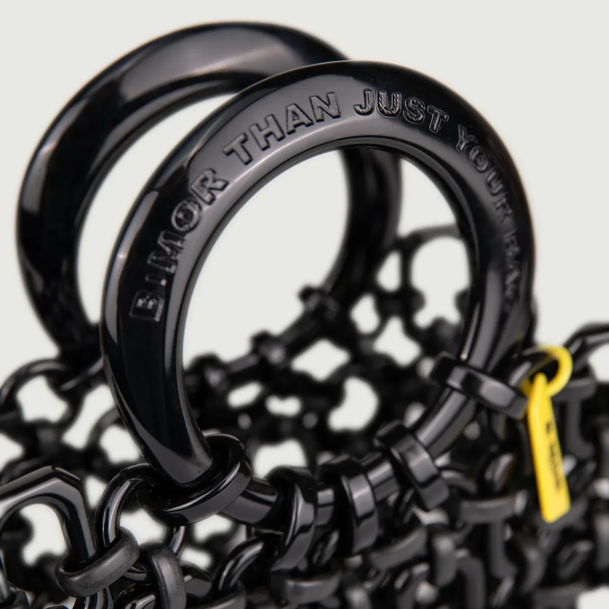 BORSA DOLL IN RESINA NERA - immagine 4