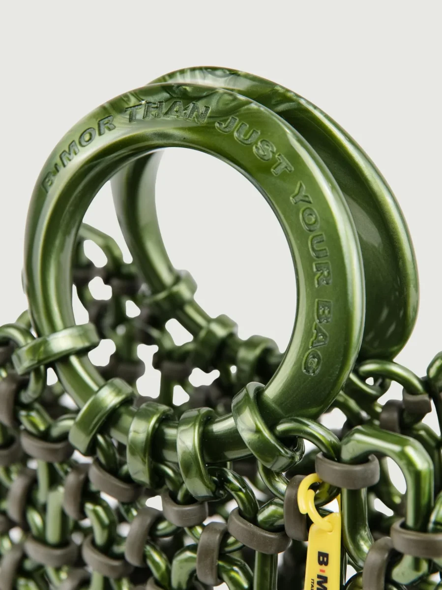 BORSA DOLL IN RESINA VERDE METALLIZZATO - immagine 4