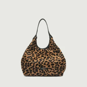 BORSA DUA IN CAVALLINO LEOPARDO