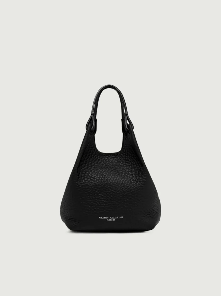 BORSA DUA MINI IN PELLE NERA