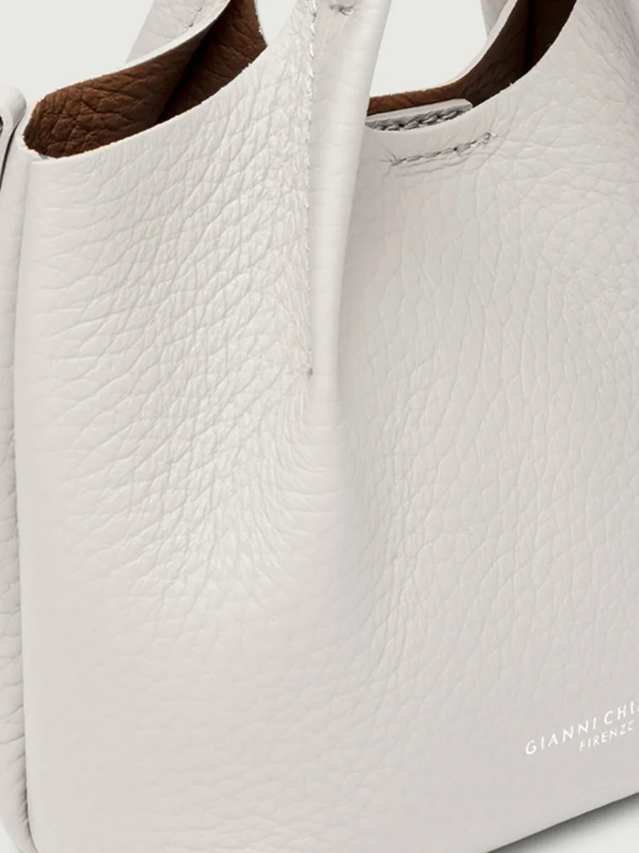 BORSA DUA MINI IN PELLE SABBIA - immagine 6