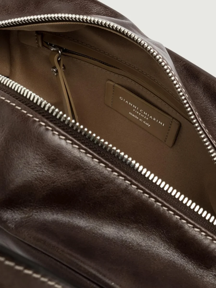 BORSA EMILY A BAULETTO IN PELLE VINTAGE - immagine 4