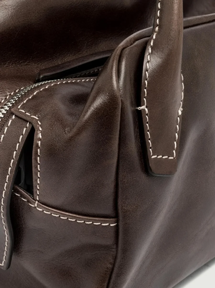 BORSA EMILY A BAULETTO IN PELLE VINTAGE - immagine 5