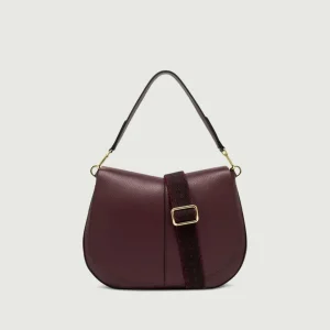 BORSA HELENA ROUND GRANDE BORDEAUX