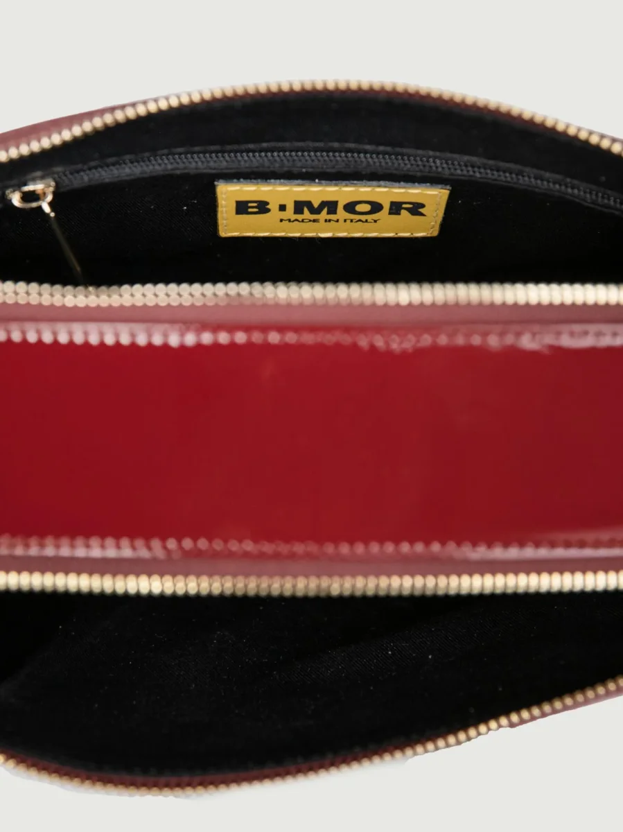 BORSA MAXI YOURS IN PELLE VERNICE BORDEAUX - immagine 5