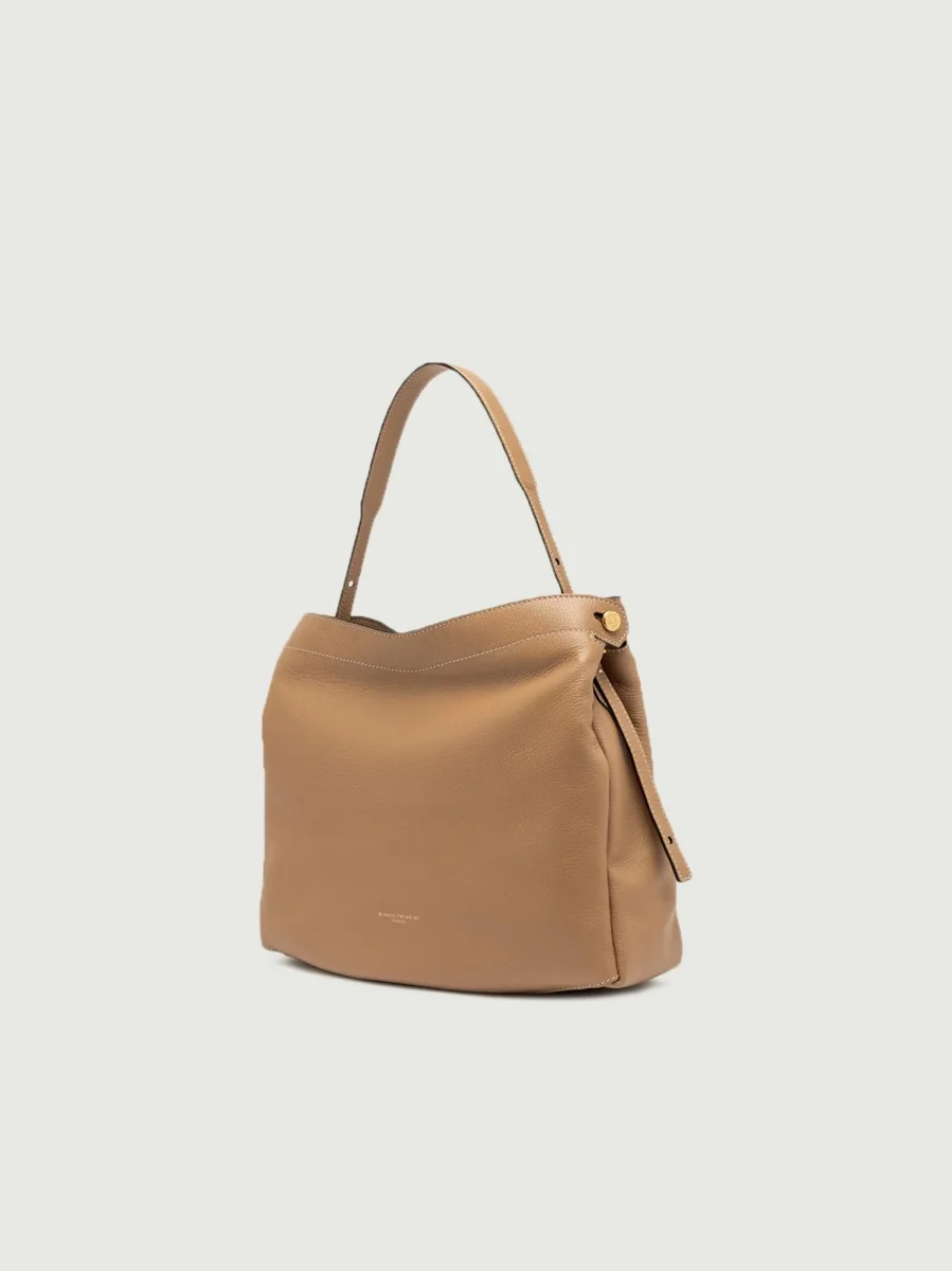 BORSA OTTAVIA GRANDE IN PELLE CUOIO - immagine 3