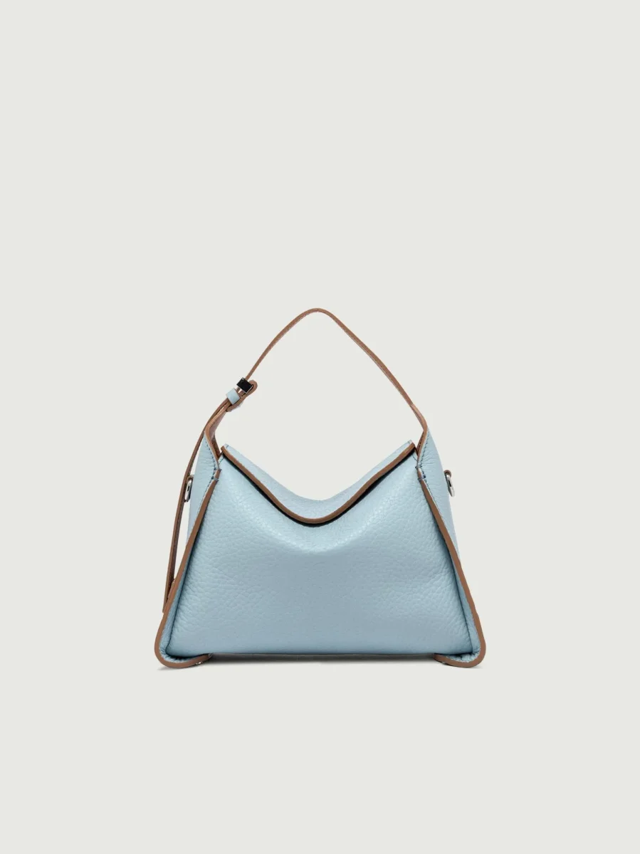 BORSA PENELOPE CELESTE E CAMMELLO