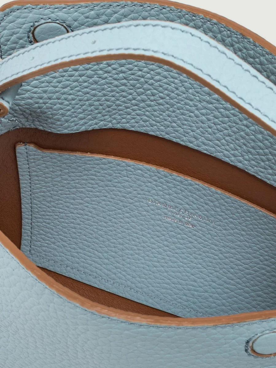 BORSA PENELOPE CELESTE E CAMMELLO - immagine 6