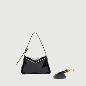 BORSA PENELOPE IN VERNICE NERO