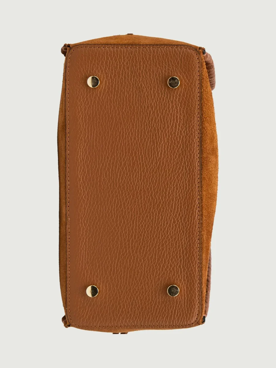 BORSA POCAHONTAS IN CAMOSCIO CUOIO - immagine 7