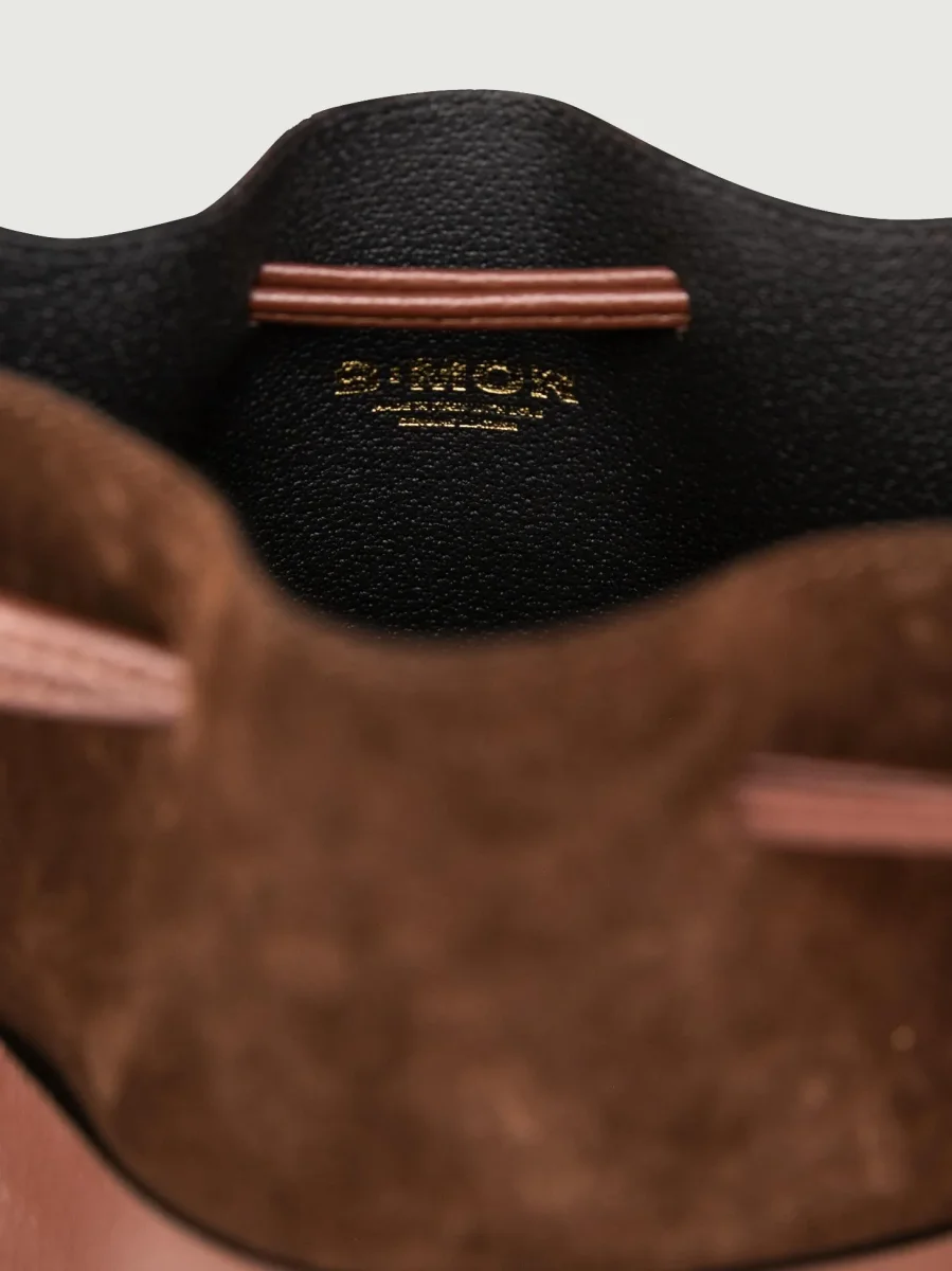 BORSA POCAHONTAS IN CAMOSCIO TESTA MORO - immagine 6