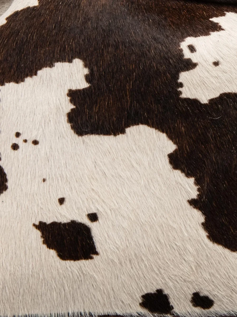 BORSA POCAHONTAS IN CAVALLINO COW PRINT MARRONE - immagine 5