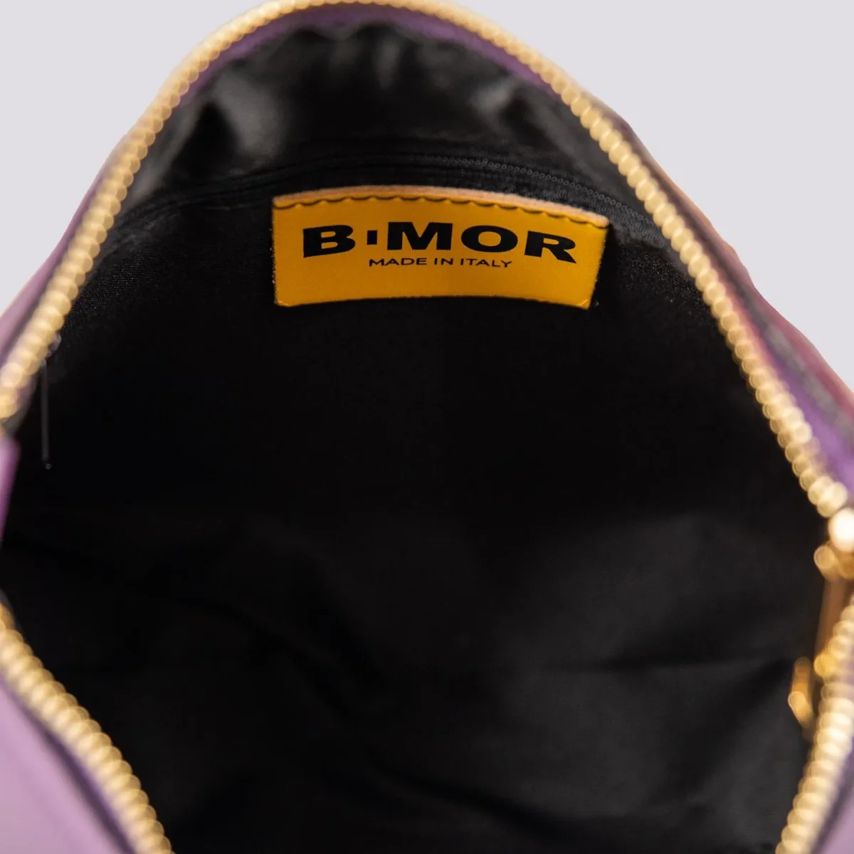 BORSA QUEEN CON CATENA ORO IN PELLE VIOLA - immagine 6