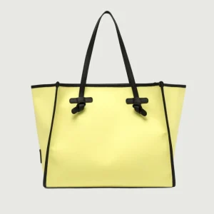 BORSA SHOPPING MARCELLA IN CANVAS COLOR LIME