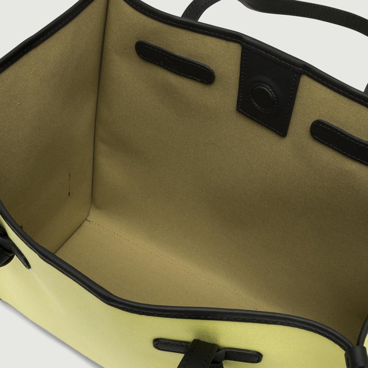 BORSA SHOPPING MARCELLA IN CANVAS COLOR LIME - immagine 4