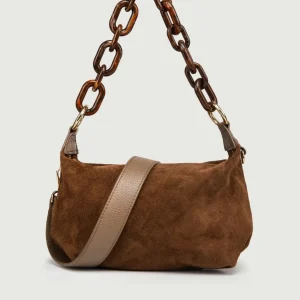 BORSA TRUNK IN CAMOSCIO BEIGE