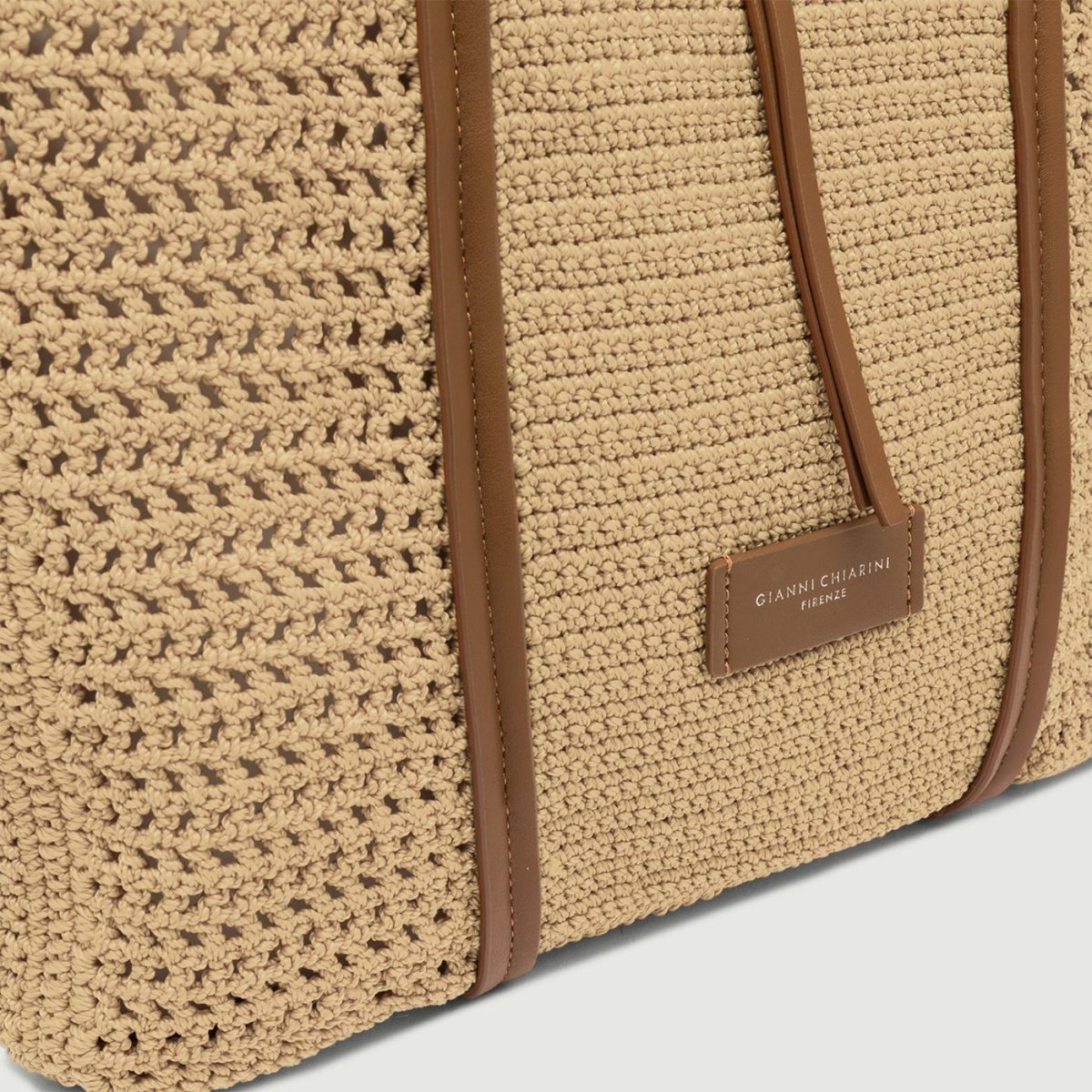 BORSA VICTORIA IN TESSUTO INTRECCIATO NATURE - immagine 5