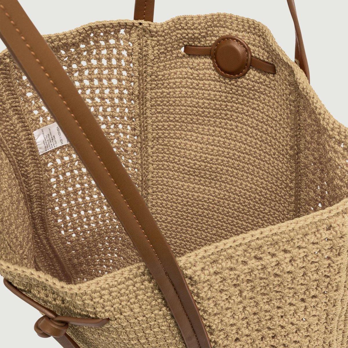 BORSA VICTORIA IN TESSUTO INTRECCIATO NATURE - immagine 4