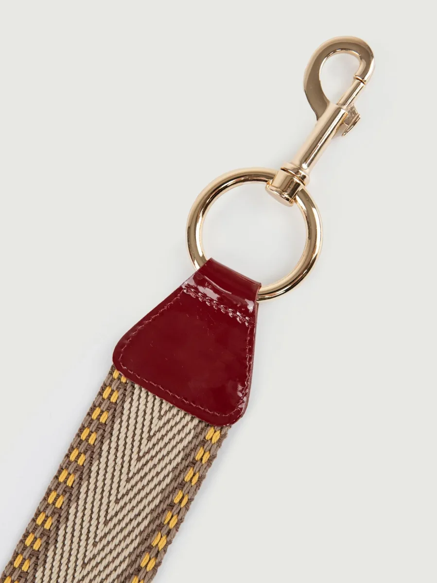 BORSA YOURS IN PELLE VERNICE BORDEAUX - immagine 5