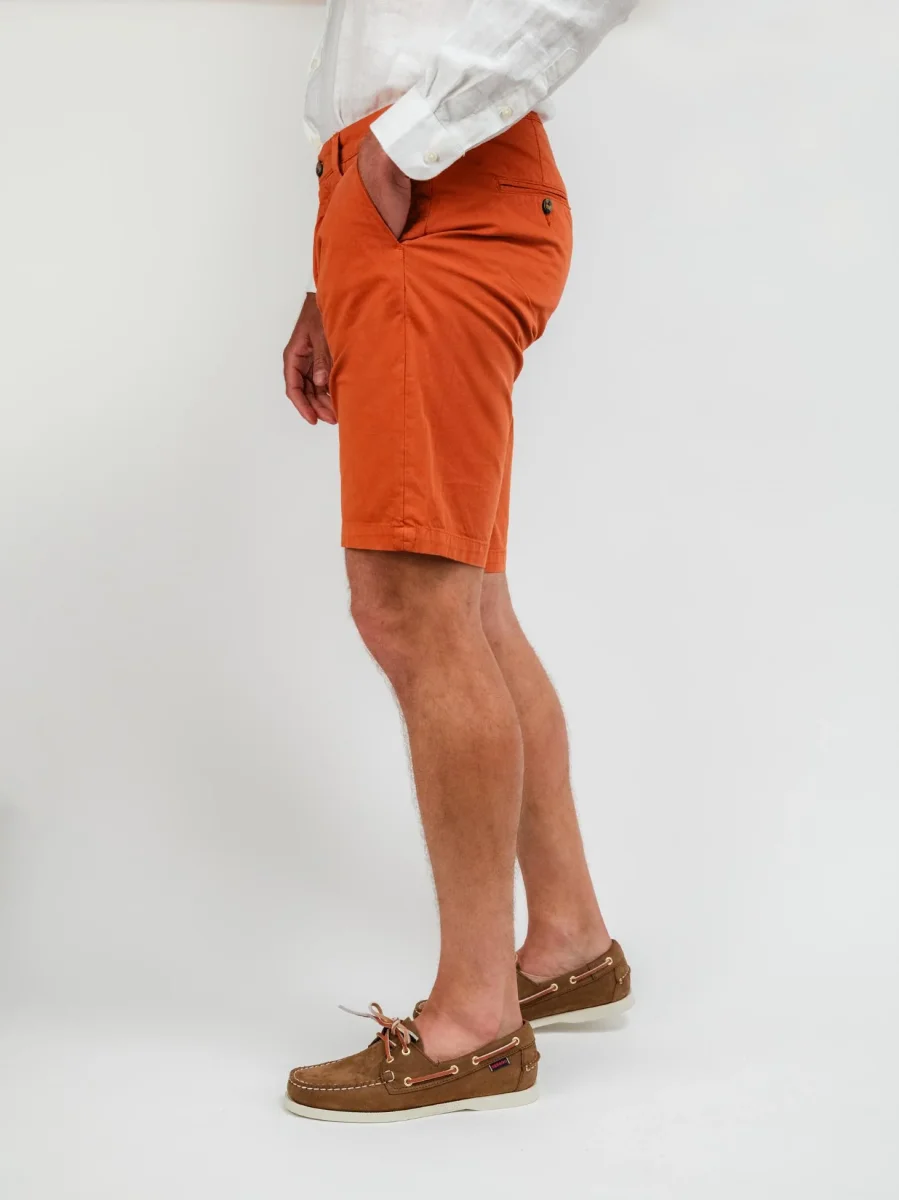 Bermuda in cotone arancioni - immagine 3