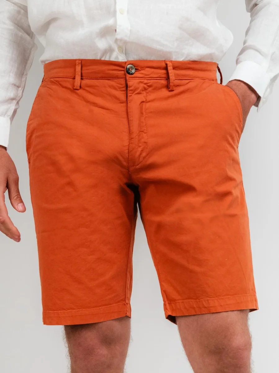 Bermuda in cotone arancioni - immagine 5