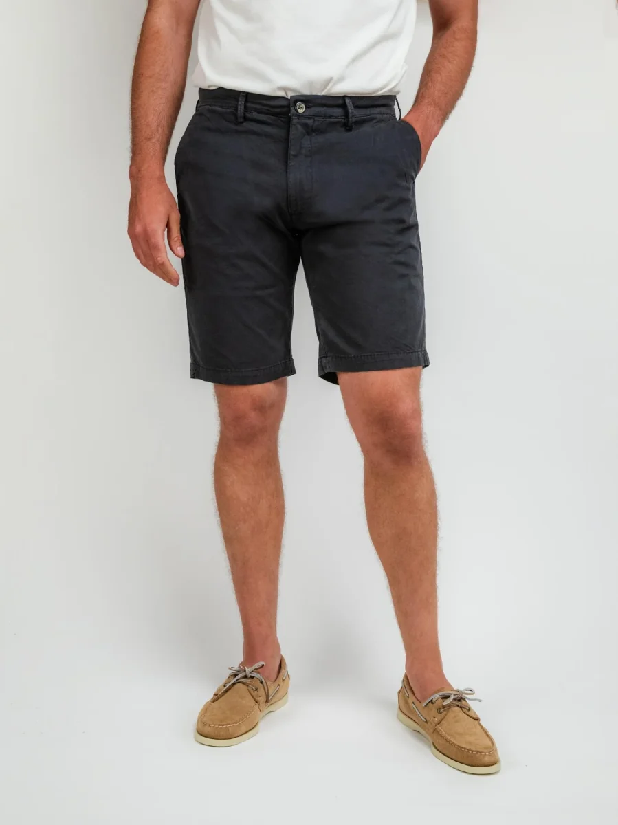 Bermuda in cotone blu navy