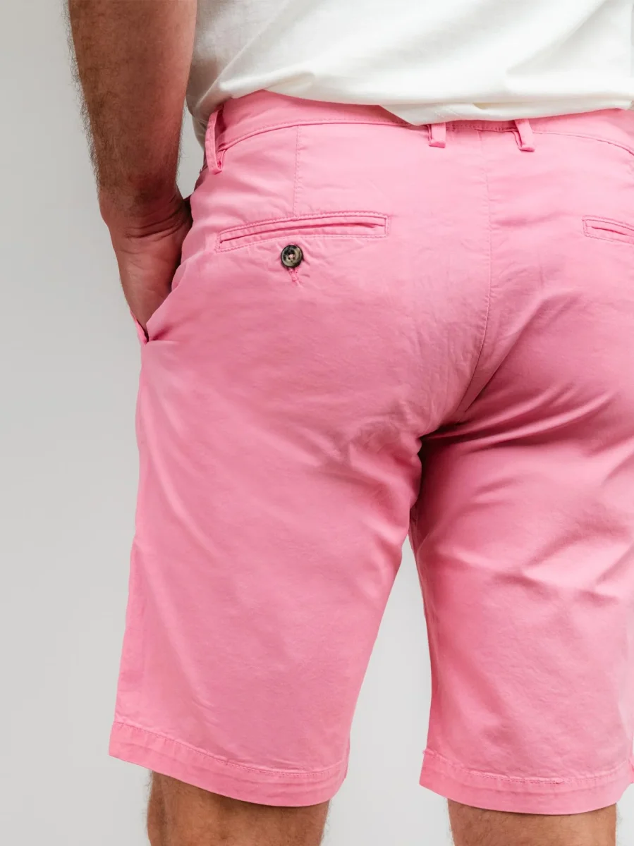 Bermuda in cotone rosa ciclamino - immagine 6