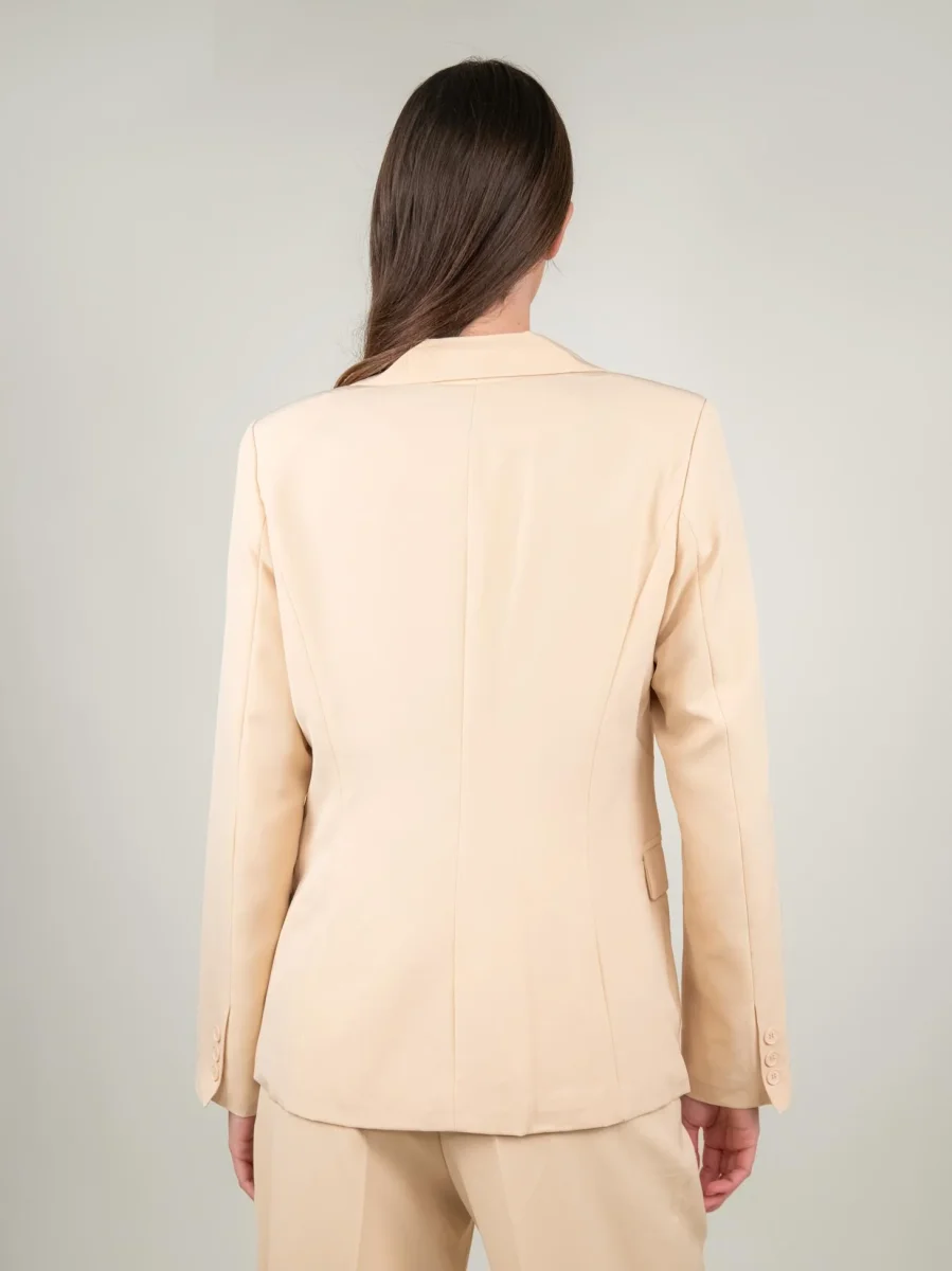 Blazer monopetto beige - immagine 4