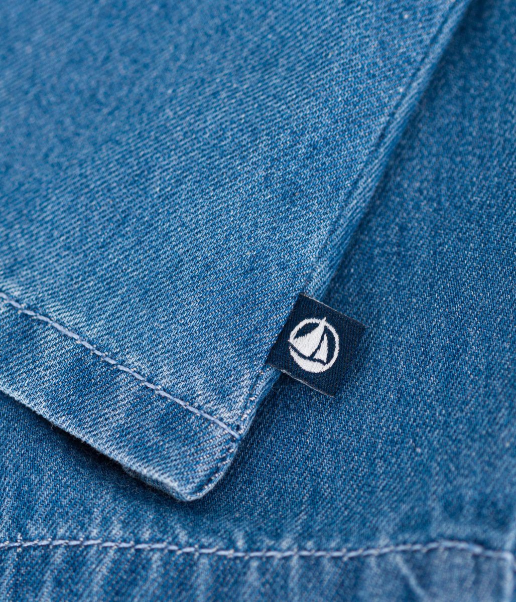 Blusa in denim leggero neonato - immagine 4