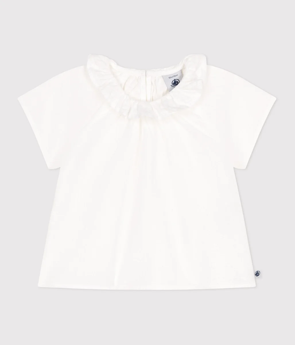 Blusa neonato a maniche corte