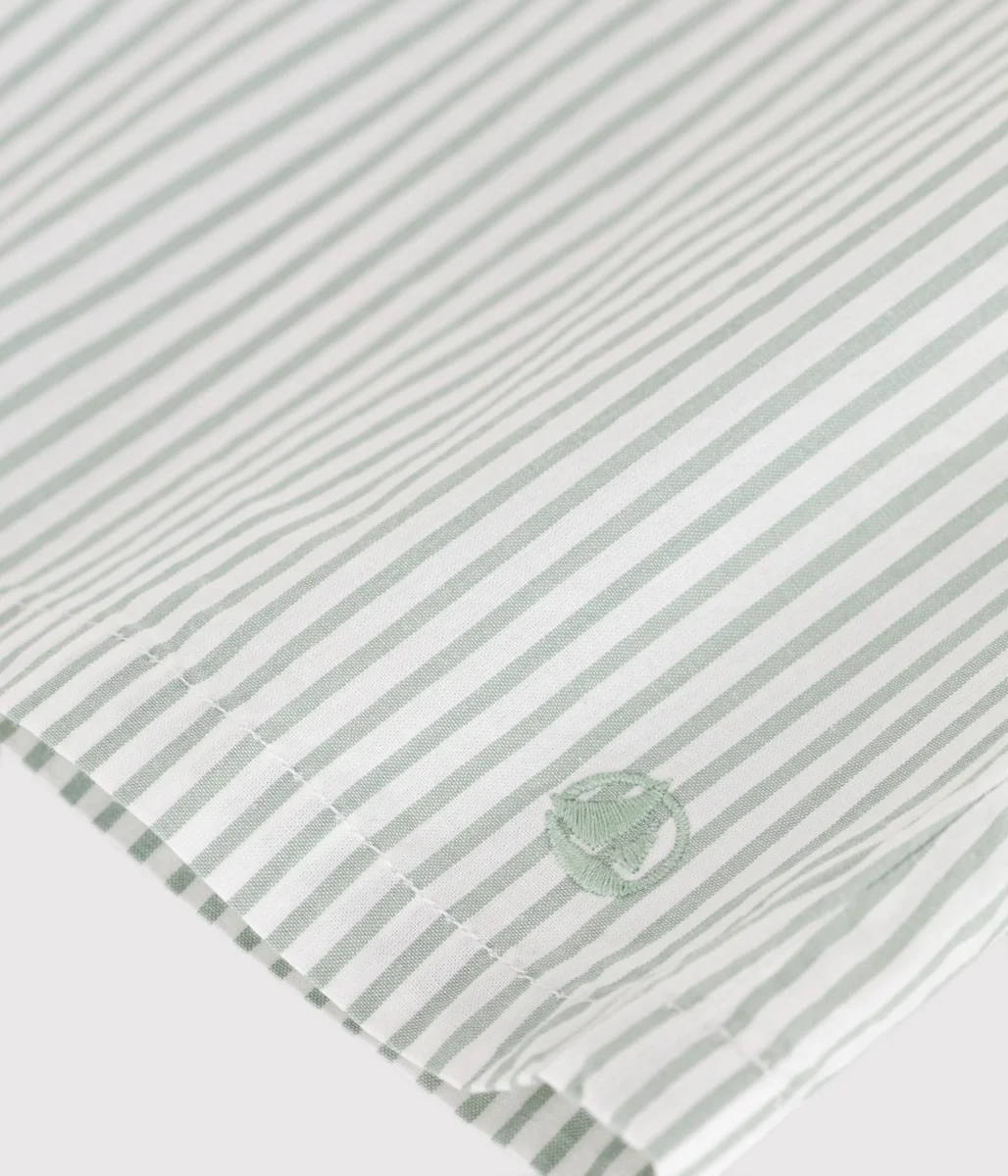 Blusa senza maniche in cotone a righe bambina - immagine 4