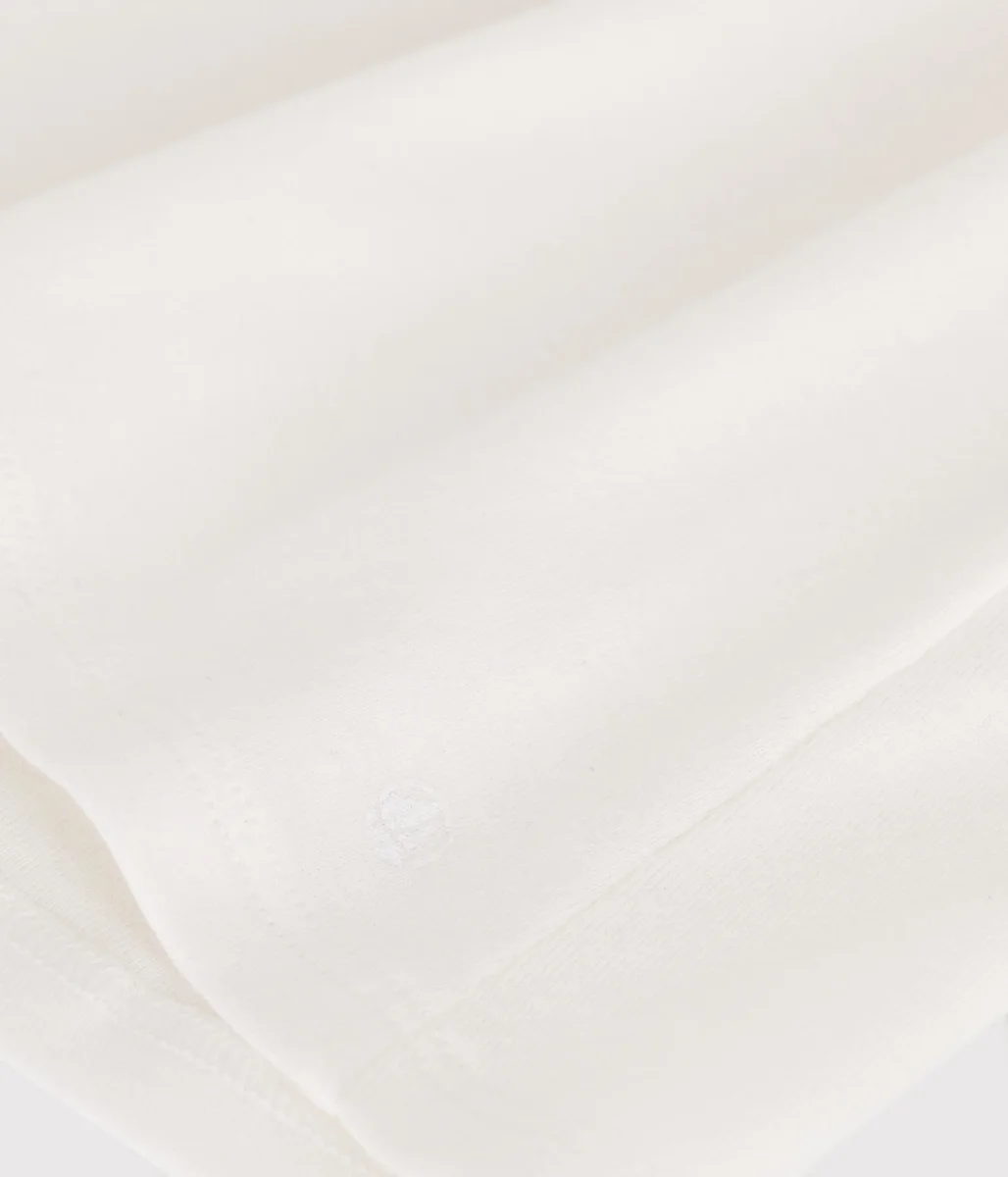 Blusa senza maniche in cotone bianco - immagine 5