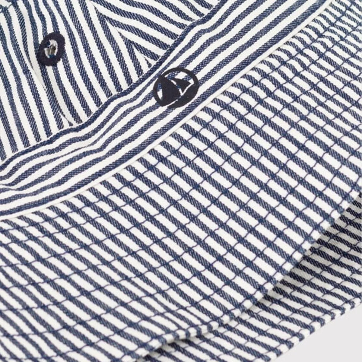 Bob in serge a righe bambino - immagine 4