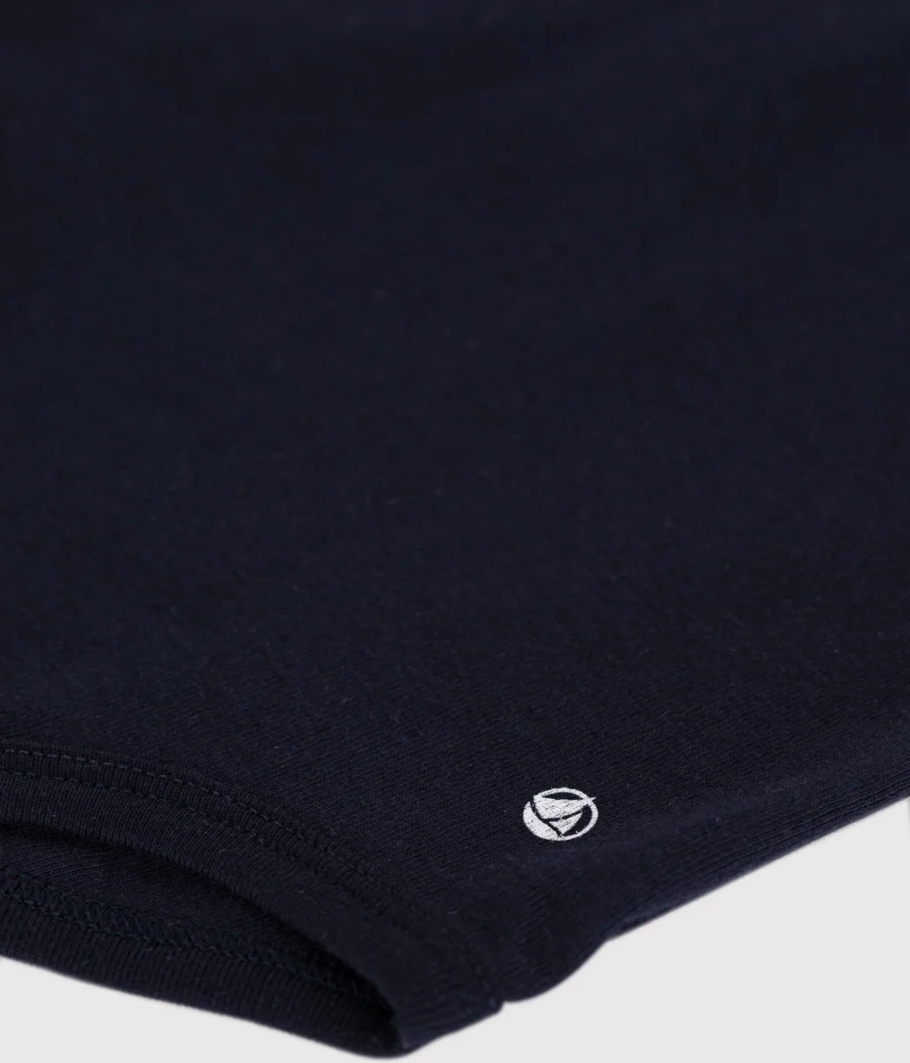 Body blu colletto polo a manica corta bebè - immagine 4