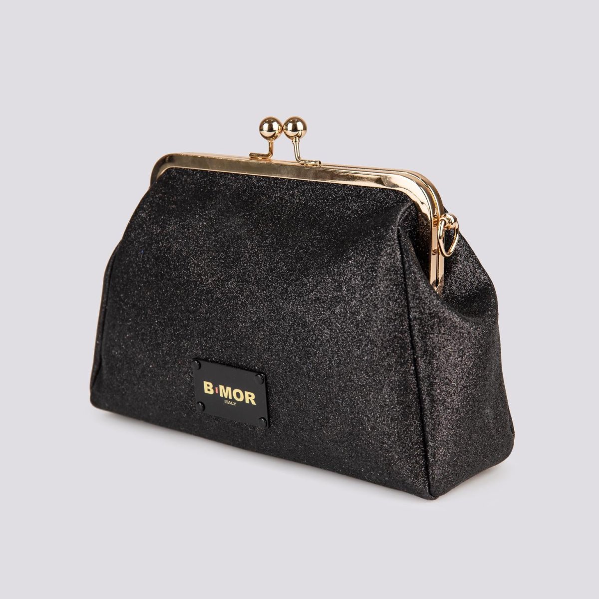 Borsa Clutch Shiny GLITTER Barbie Black - immagine 3