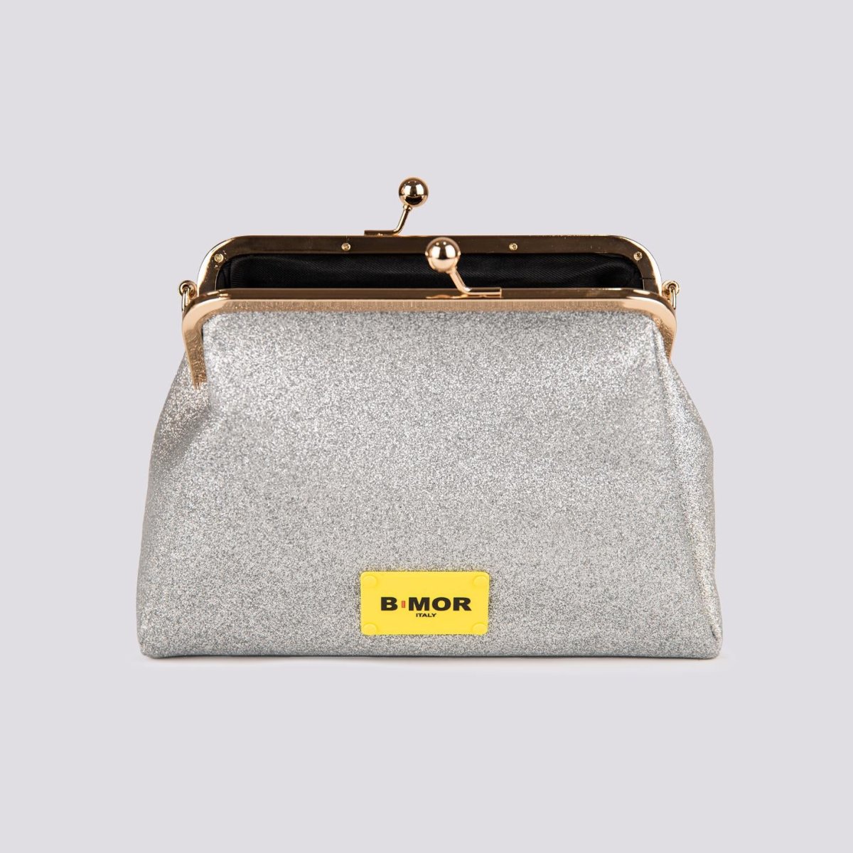 Borsa Clutch Shiny GLITTER Barbie Silver - immagine 4