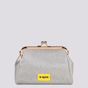 Borsa Clutch Shiny GLITTER Barbie Silver