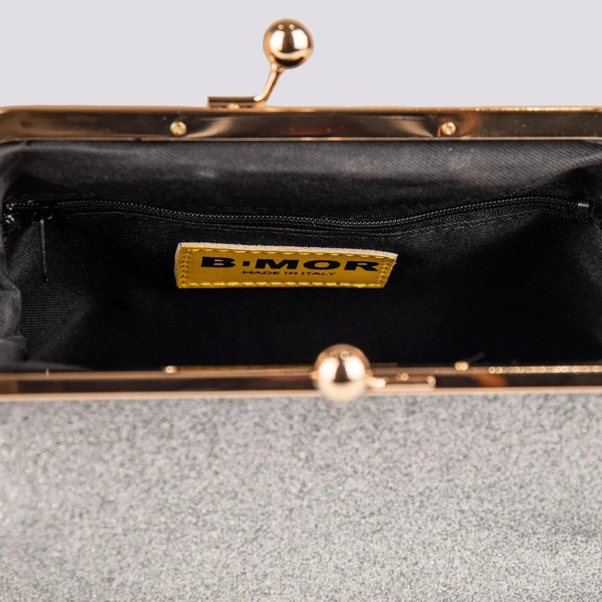 Borsa Clutch Shiny GLITTER Barbie Silver - immagine 6