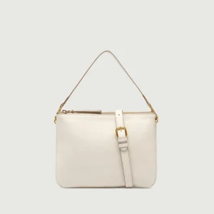 Borsa a tracolla Frida in pelle marble