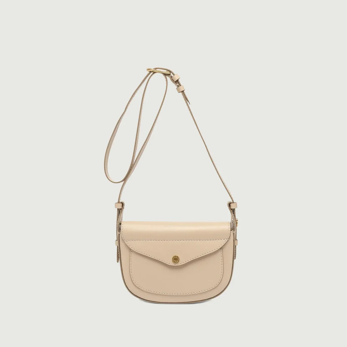 Borsa a tracolla Sandy in pelle cream - immagine 3