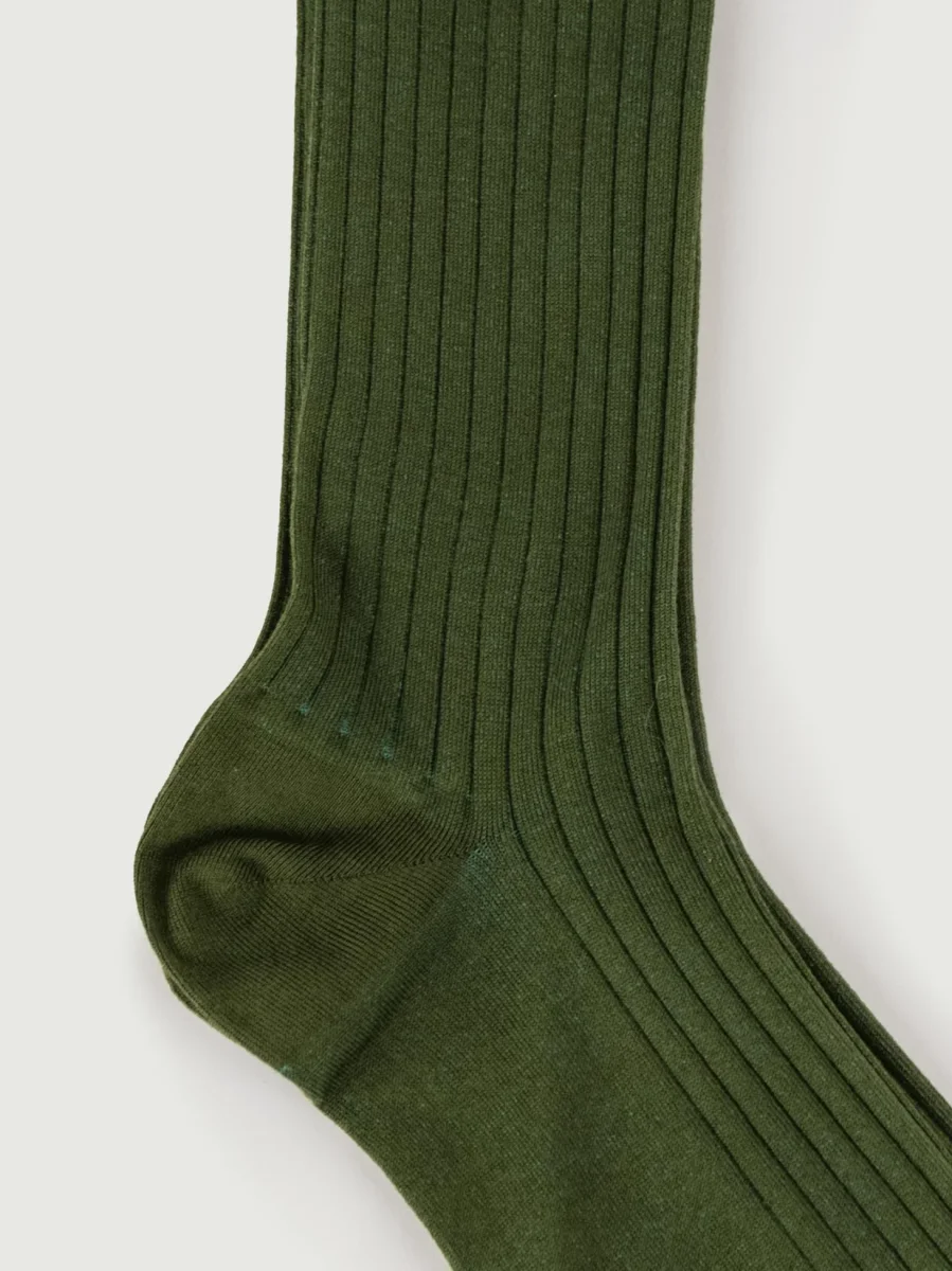 CALZA UOMO VERDE A COSTE - immagine 3