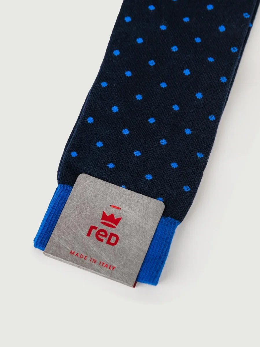 CALZE BLU A POIS CELESTI - immagine 4