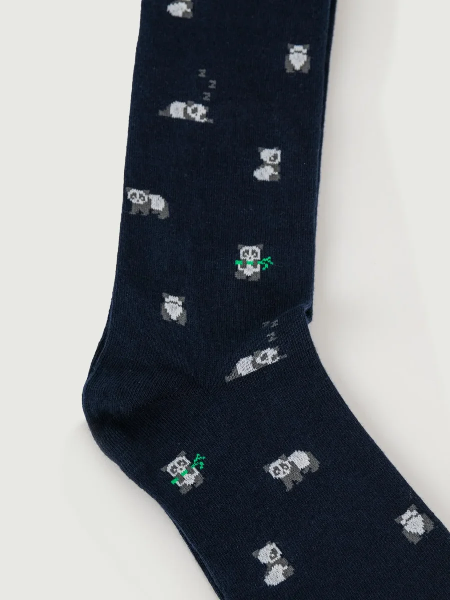 CALZE BLU STAMPA PANDA - immagine 3